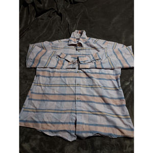 VTG Par Four Sportswear Mens Button Up Shirt Large Multicolored Plaid